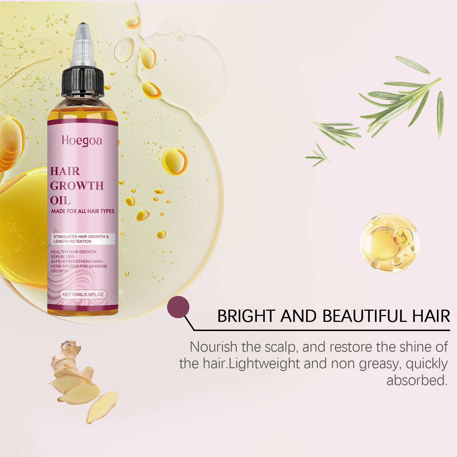 Hair Growth Oil Repair Split E - огляд і ціна Hair Care Natural