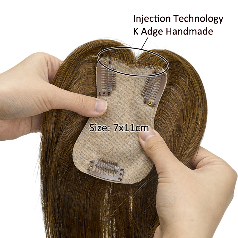 7x11cm Women Toupee Human Hair - огляд і ціна Clip In Hair Piece