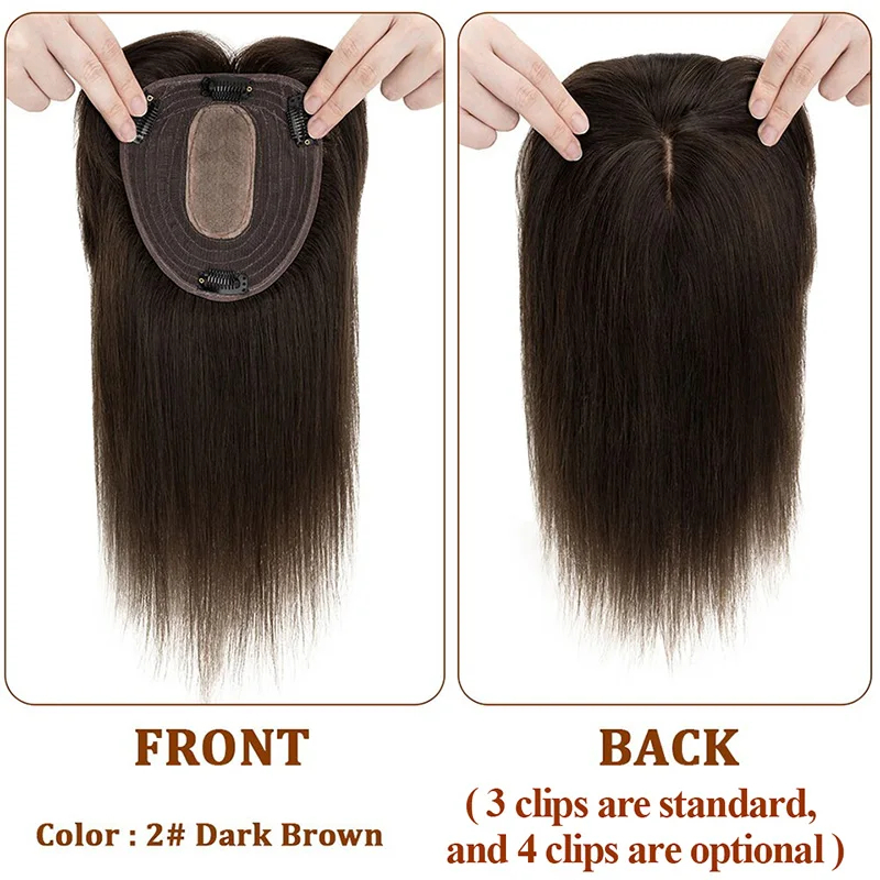 Silk Base Top Women Topper Cli - огляд і ціна Clip In Hair Piece