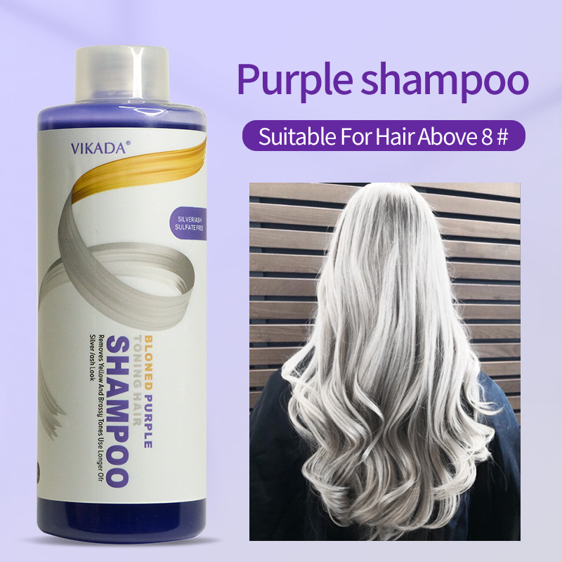 Vikada Blonde Purple Hair Sham - огляд і ціна Purple Toning Shampoo