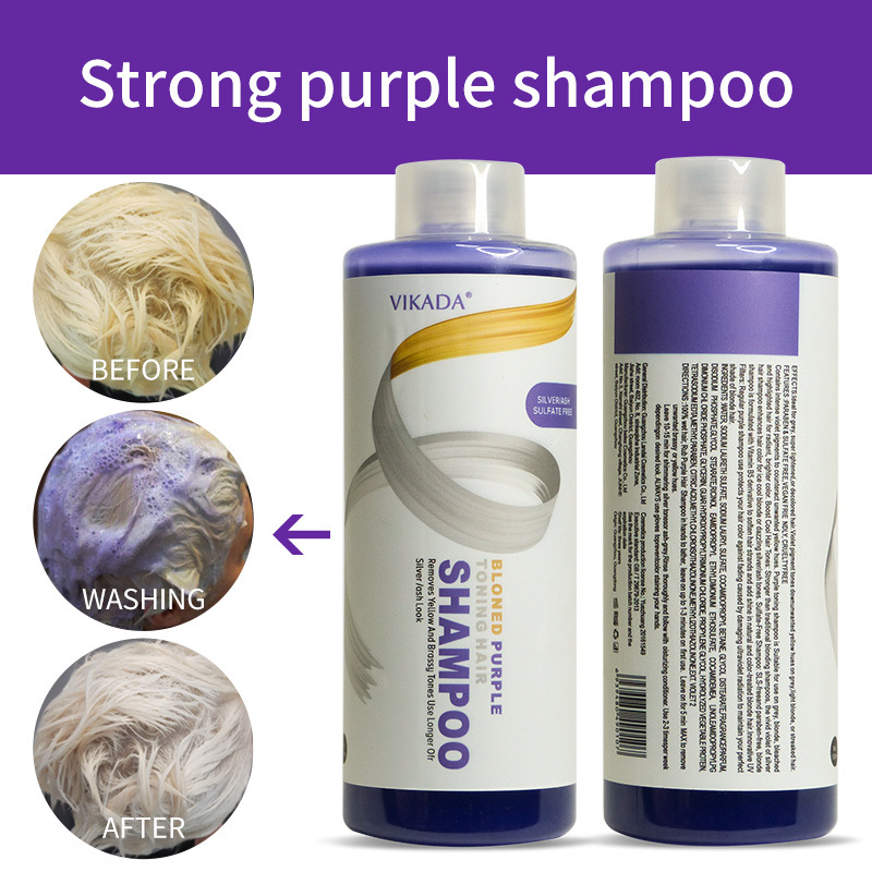 Vikada Blonde Purple Hair Sham - огляд і ціна Purple Toning Shampoo