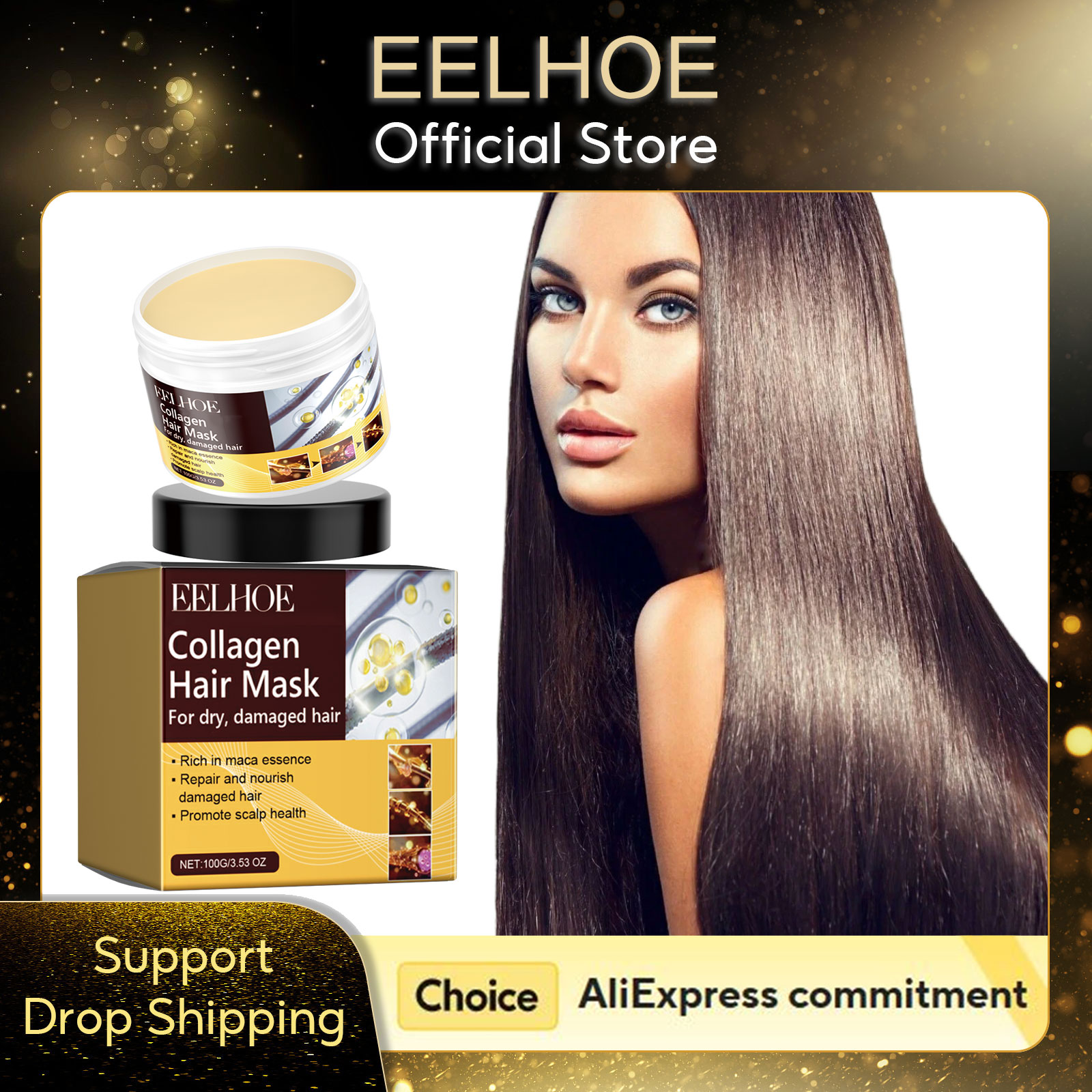 EELHOE Collagen Hair Mask Anti - огляд і ціна Hair Care Dupes