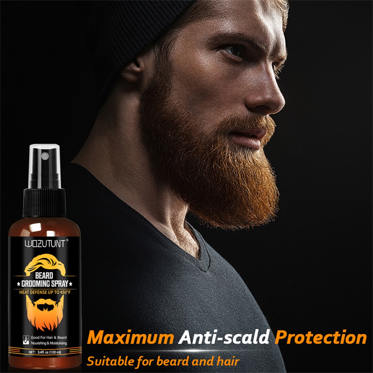 Beard Grooming Spray Protect H - огляд і ціна Heat Protectant Spray
