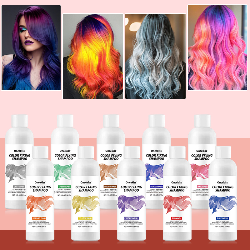 10 Colors Semi-permanent Hair  - огляд і ціна Purple Toning Shampoo