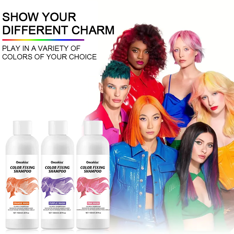 10 Colors Semi-permanent Hair  - огляд і ціна Purple Toning Shampoo