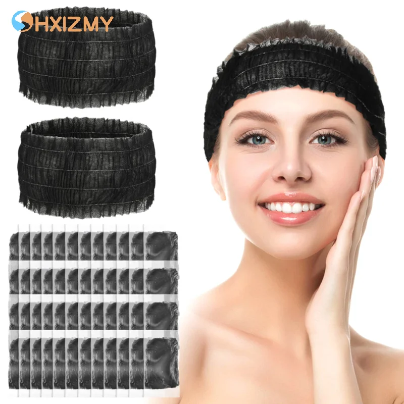 100 Pcs Disposable Headbands N - огляд і ціна Hair Care Journey