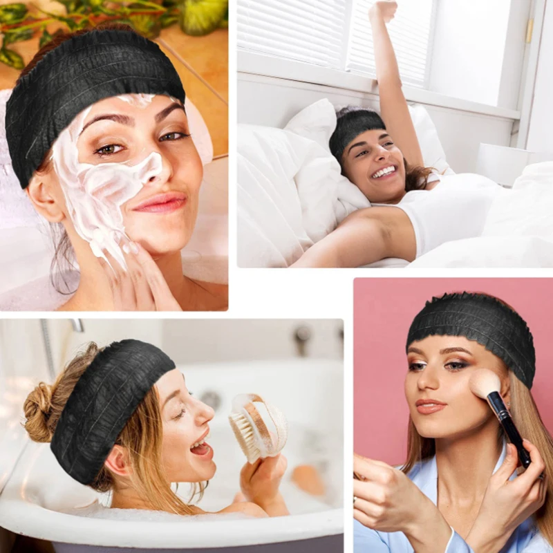 100 Pcs Disposable Headbands N - огляд і ціна Hair Care Journey