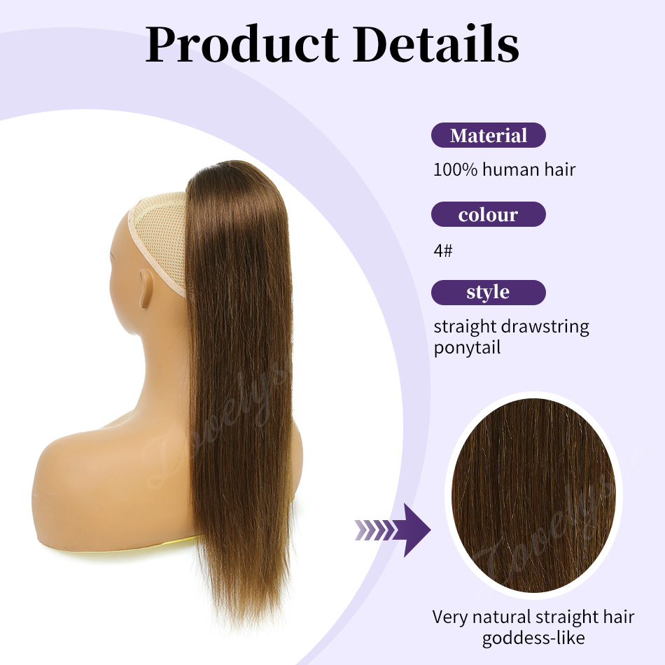 14-18Inch Short Drawstring Pon - огляд і ціна Clip In Hair Piece