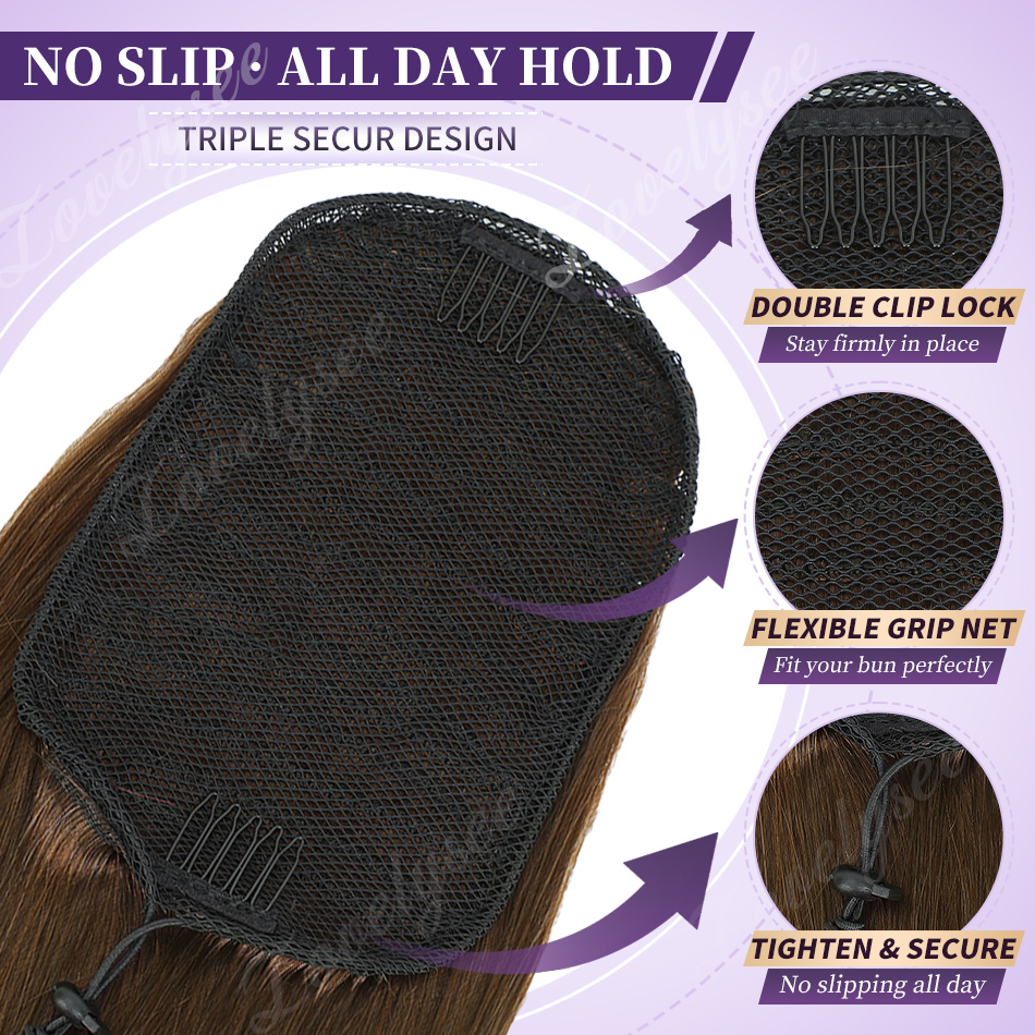 14-18Inch Short Drawstring Pon - огляд і ціна Clip In Hair Piece