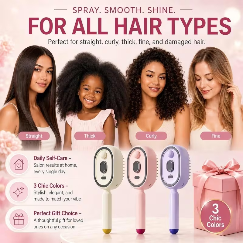 Electric Airbag Massage Comb w - огляд і ціна Hair Care Is Self Care
