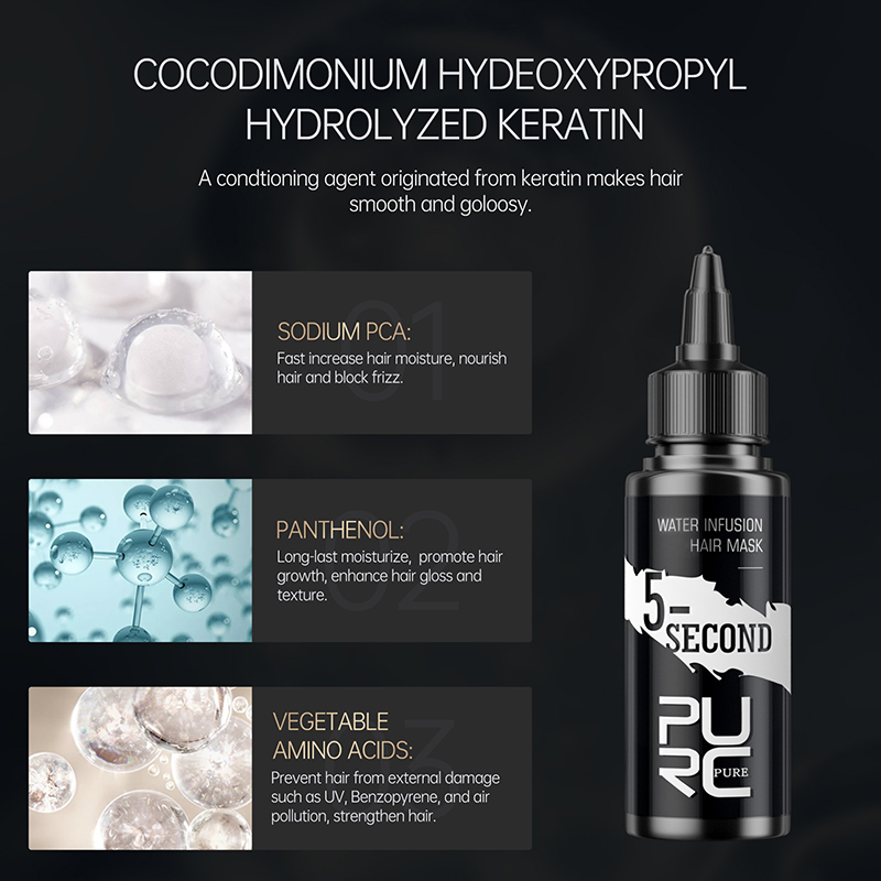PURC Hair Treatment 5 Seconds  - огляд і ціна Hair Care Dupes