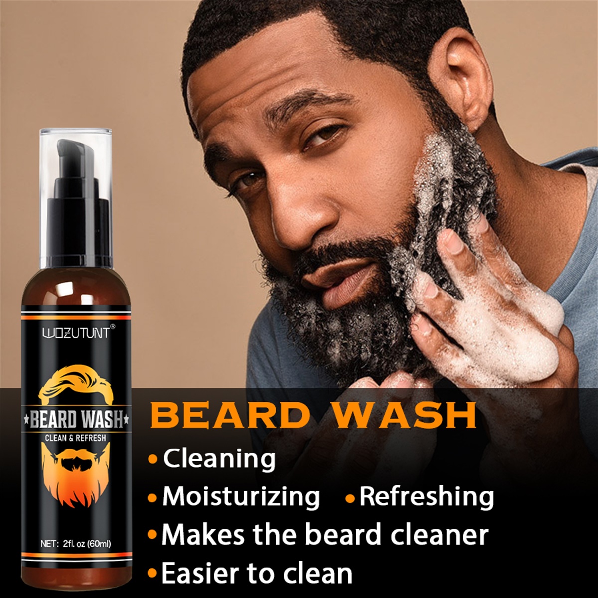 Beard Wash Moustache Balm and  - огляд і ціна Hair Care Kit