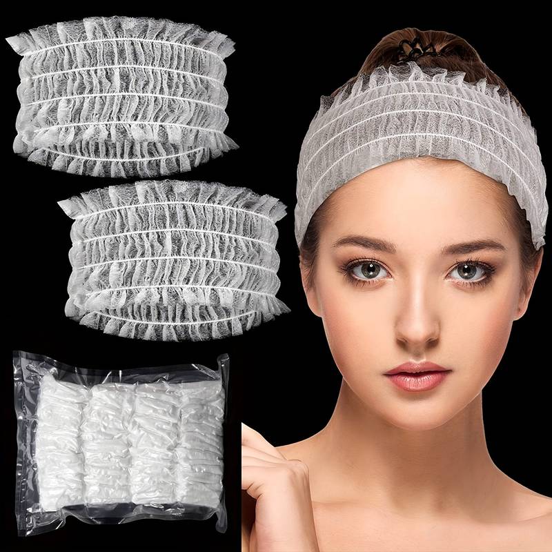 50/20 Pcs Disposable Headbands - огляд і ціна Hair Care Journey