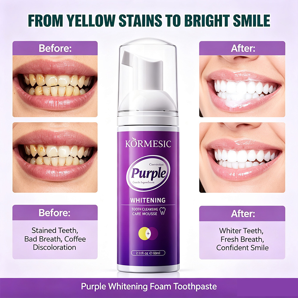 Purple Whitening Tooth Mousse  - огляд і ціна Purple Toning Shampoo