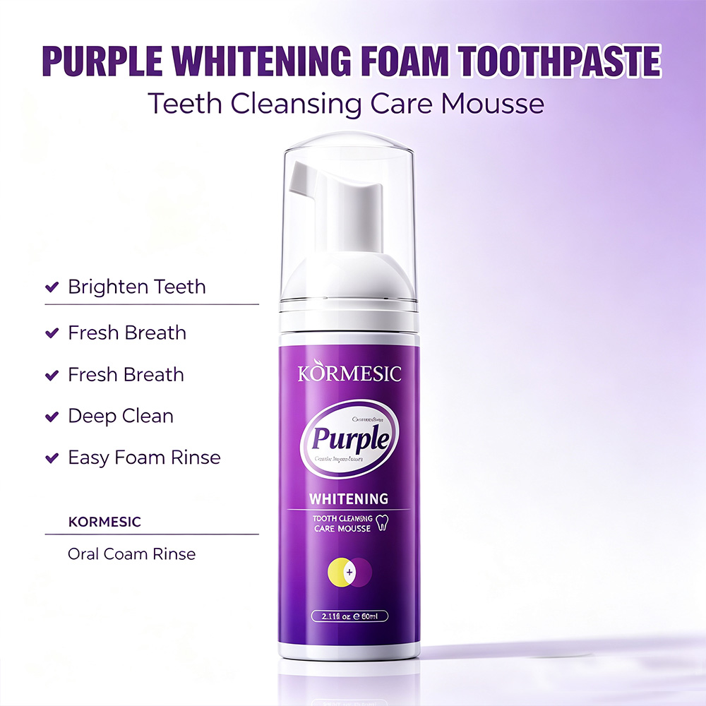 Purple Whitening Tooth Mousse  - огляд і ціна Purple Toning Shampoo