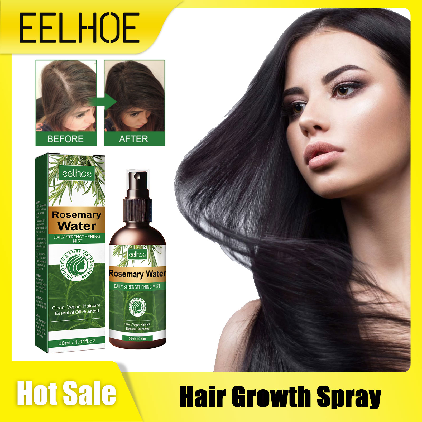 Rosemary Spray for Hair Nouris - огляд і ціна Hair Care Natural